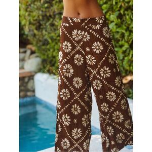 CITRINE JOJO PANTS VINTAGE FLORAL Brown S